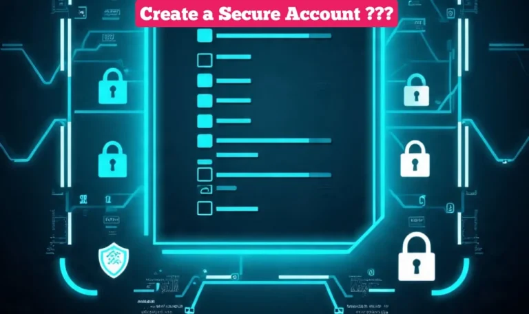 How to create a secure account online 9 create a secure account